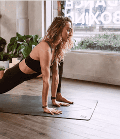 Woman in yoga pose Woman in yoga pose