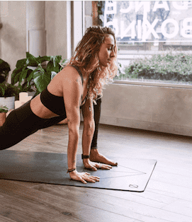 Woman in yoga pose Woman in yoga pose