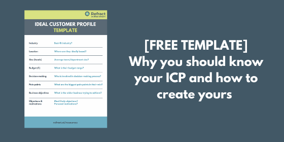 Template to map ideal customer profile