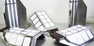 resistance spot welded heat shield
