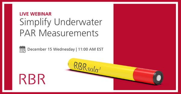 RBR Webinar Simplify Underwater PAR Measurements - 15Dec21