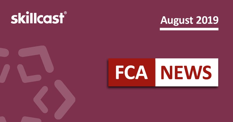 FCA Compliance News – August 2019