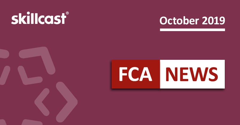 FCA Compliance News – October 2019