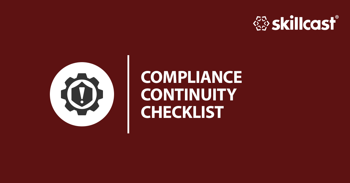 Compliance Continuity Management Checklist