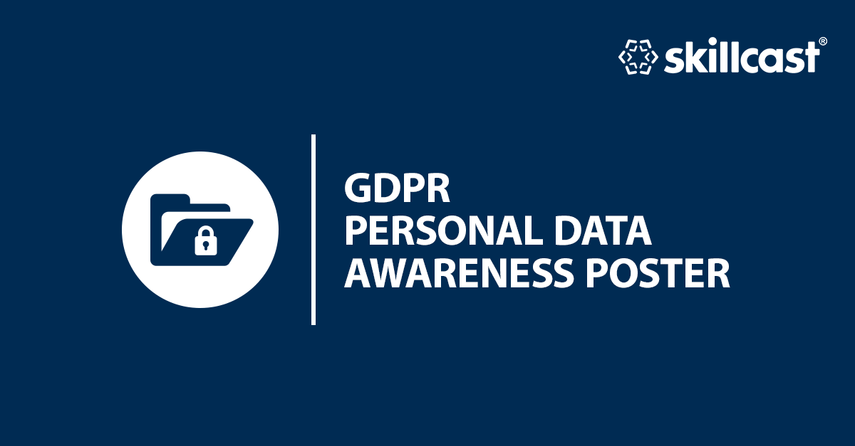 GDPR Personal Data Awareness Poster