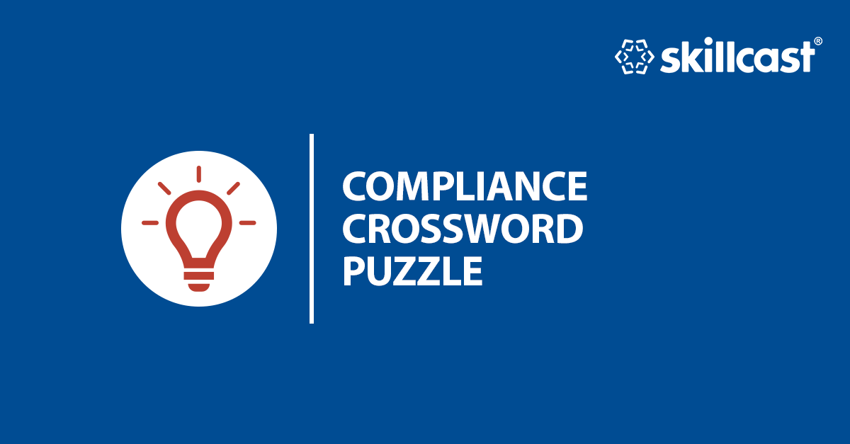 Skillcast Compliance Crossword