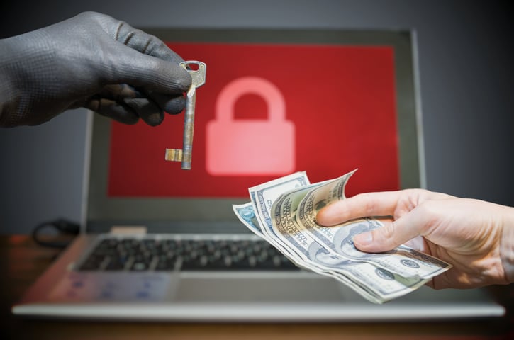 Hacker is offering key to unlock encrypted data for money after ransomware attack 