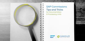 SAP Commissions Tips and Tricks for Documentation & Processing Units