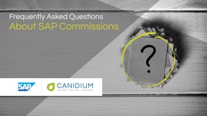 Frequently Asked Questions About SAP Commissions