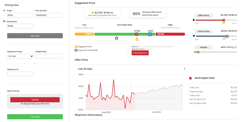 dexFi Freight invoice financing