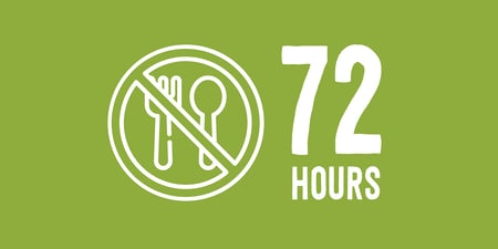 fasting for 72 hours