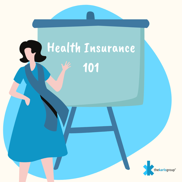 Illustration of Woman Presenting Information