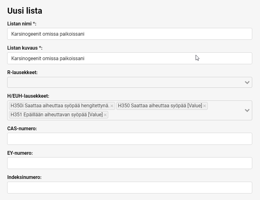 custom reports finnish