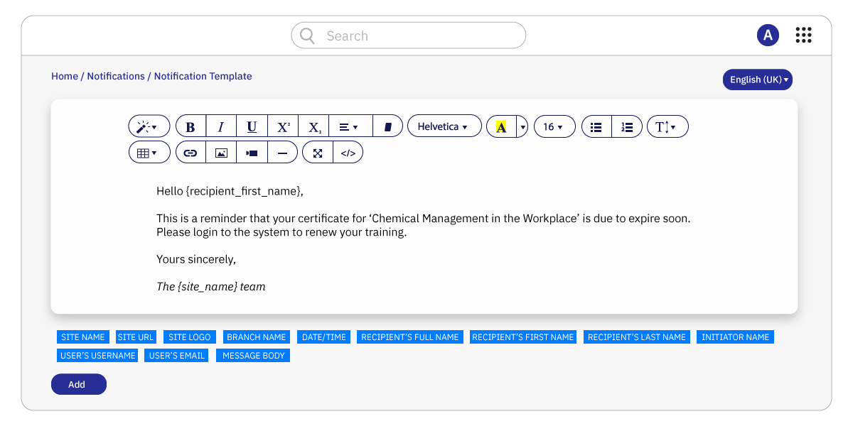 Learning Manager ENG - An Automated Training System - 2