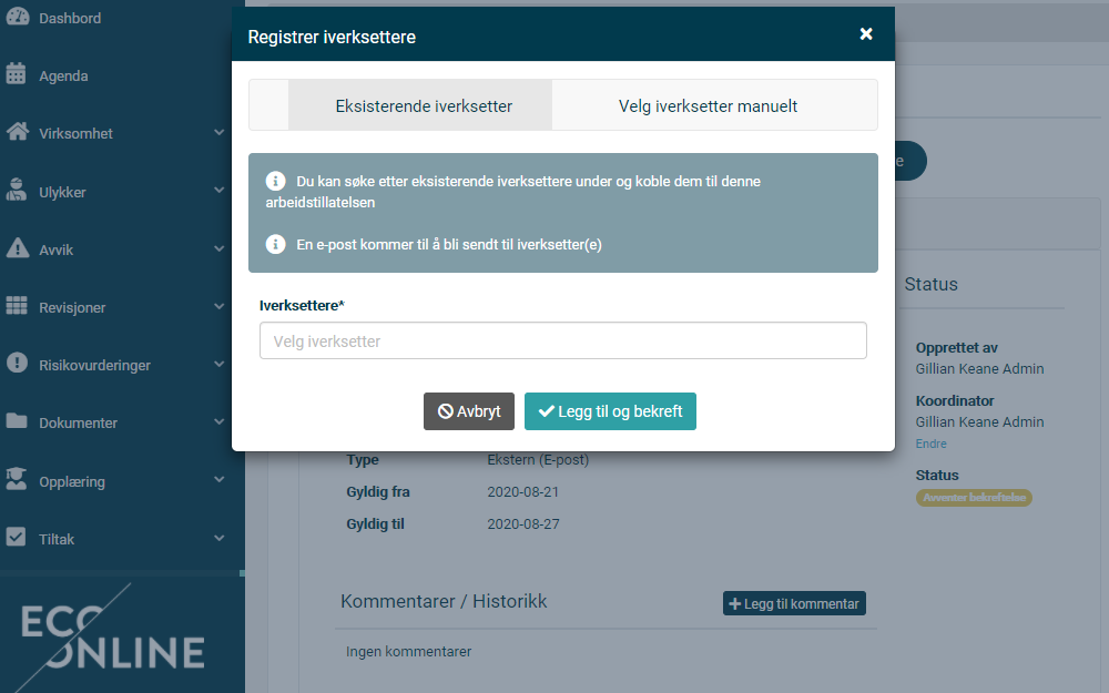 Opprett alle typer arbeidstillatelser med forhåndsdesignede maler, eller lag dine egne ved hjelp av vår intuitive Smartform-funksjon