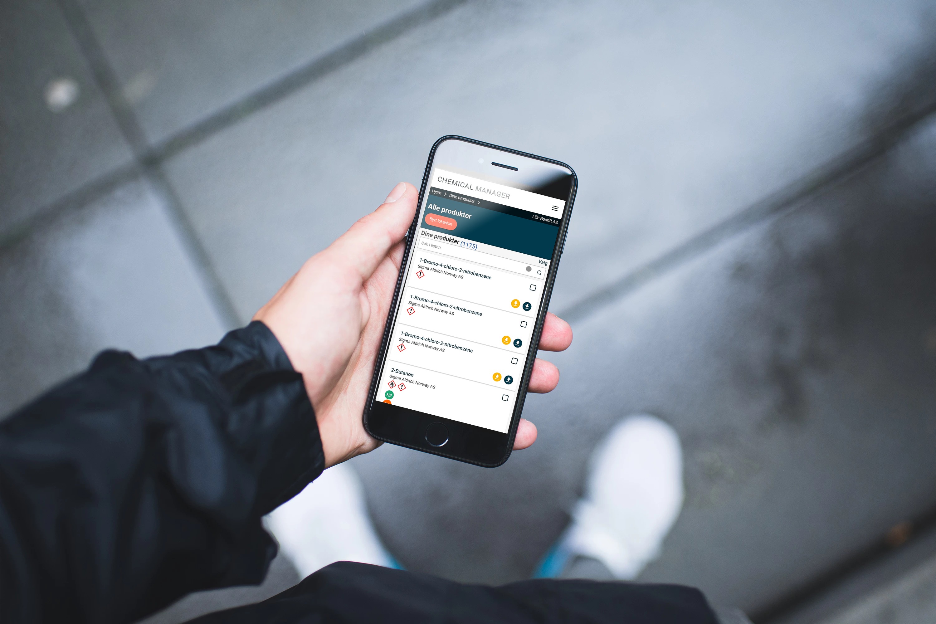 Stoffkartotek app