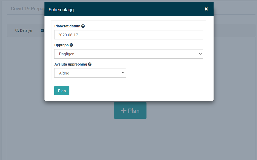 Schemalägg