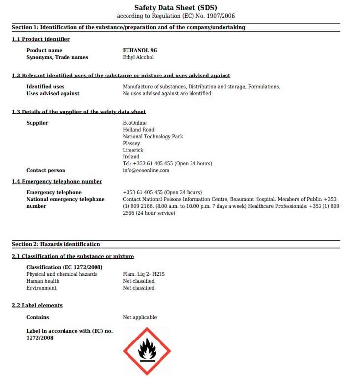 sds sheet