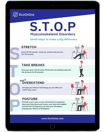 STOP Musculoskeletal Disorders | EcoOnline