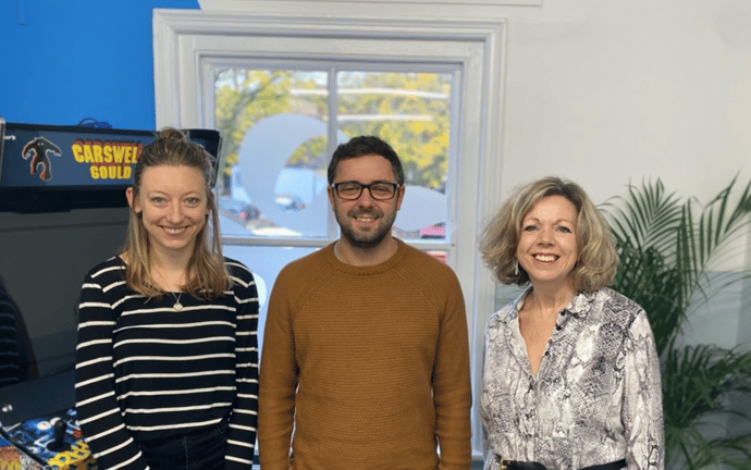 Meet Stuart, Lizzie and Donna - three new members of our team