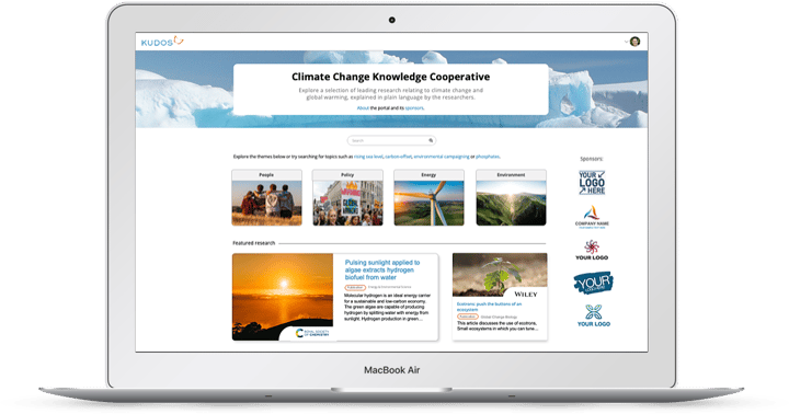 Kudos and Impact Science launch the Climate Change Knowledge Cooperative
