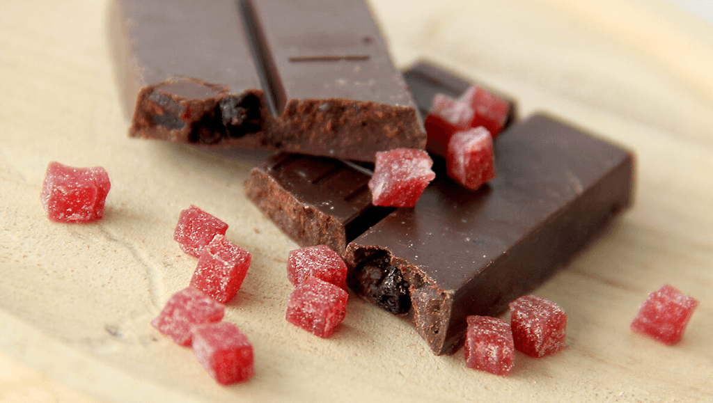 Texture in chocolate lighter crunch with fruit inclusions Taura S-2