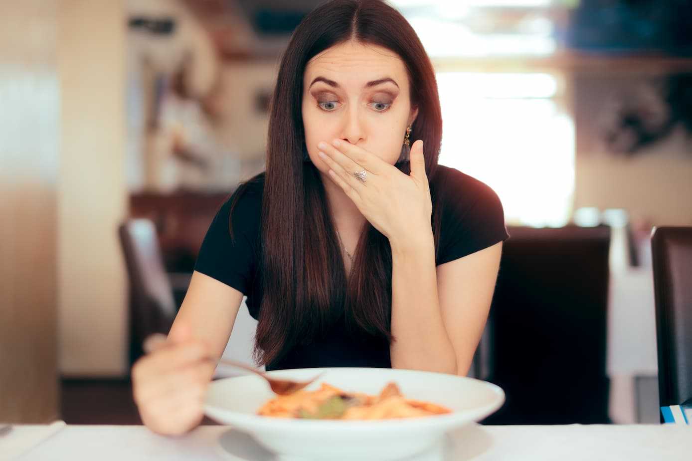 nausea after eating