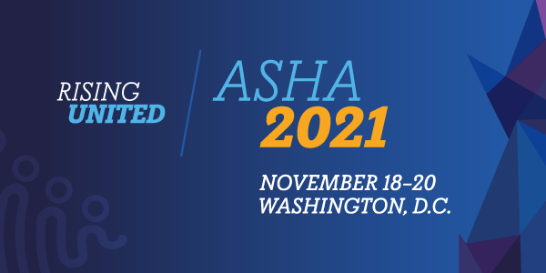 IVS will be exhibiting at ASHA 2021 (Nov 18 – 20)