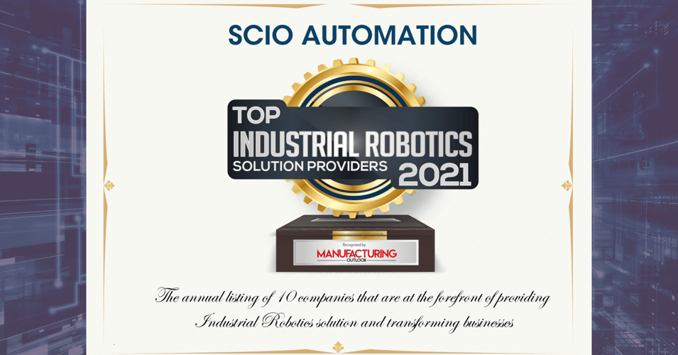 SCIO among 10 Best Industrial Robotics Companies of 2021