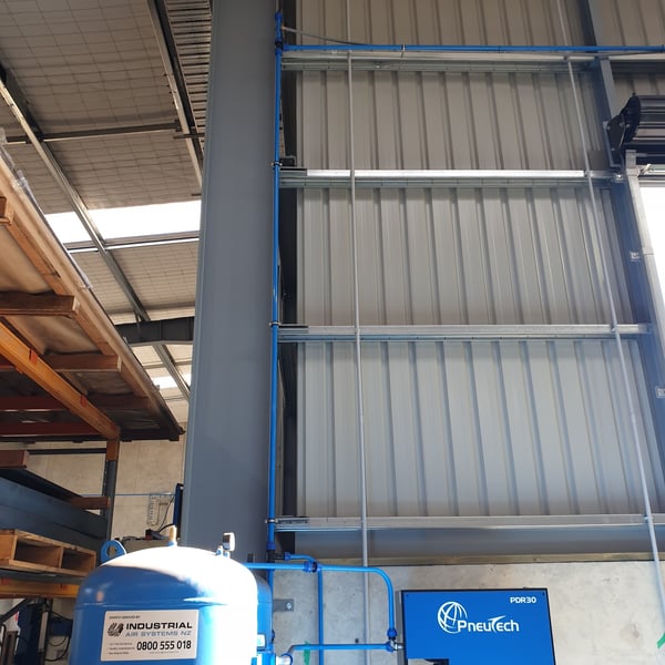 Alu Air piping system for CNC Solutions