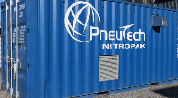 Containerised nitrogen generation plant for Aabaas industries.