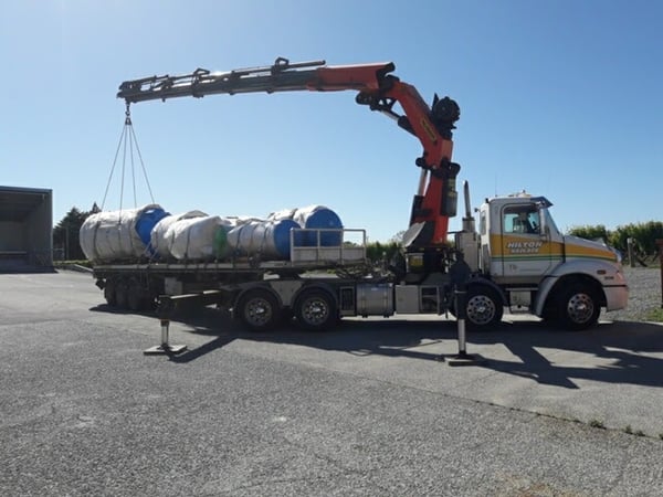 Air receivers for a Blenheim winery.