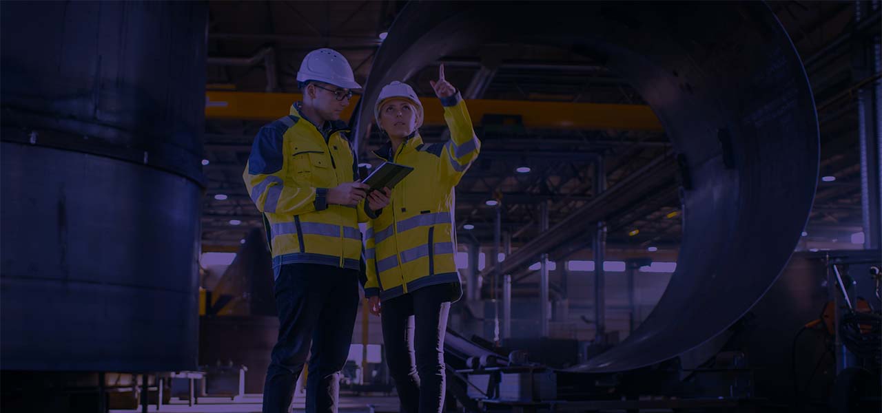 construction blue collar overlay