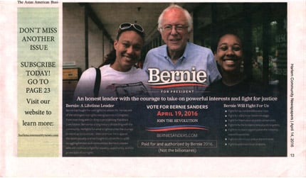 Bernie for President Campaign Ad Example