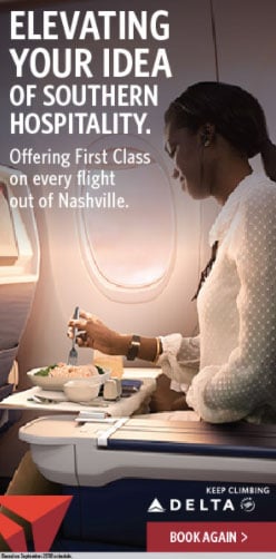 Delta Airlines Ad Example
