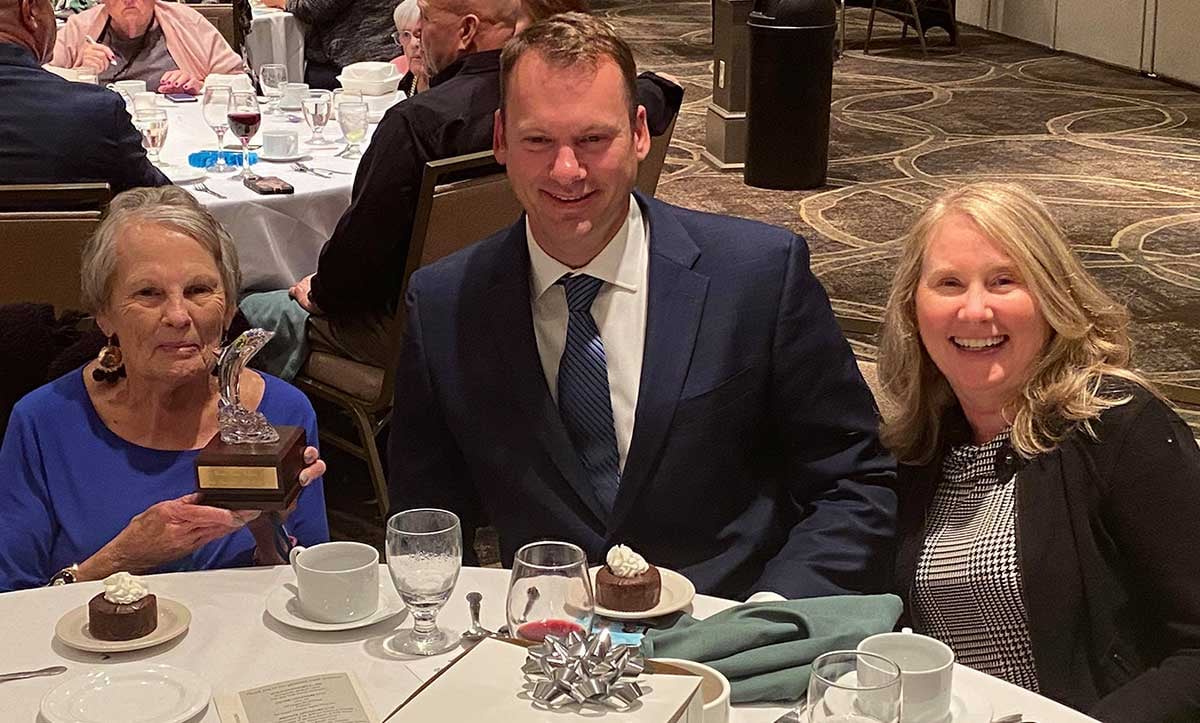 (Left to Right) Beth Bayer, David Theobald, and Susan Theobald, CHP, CSP.