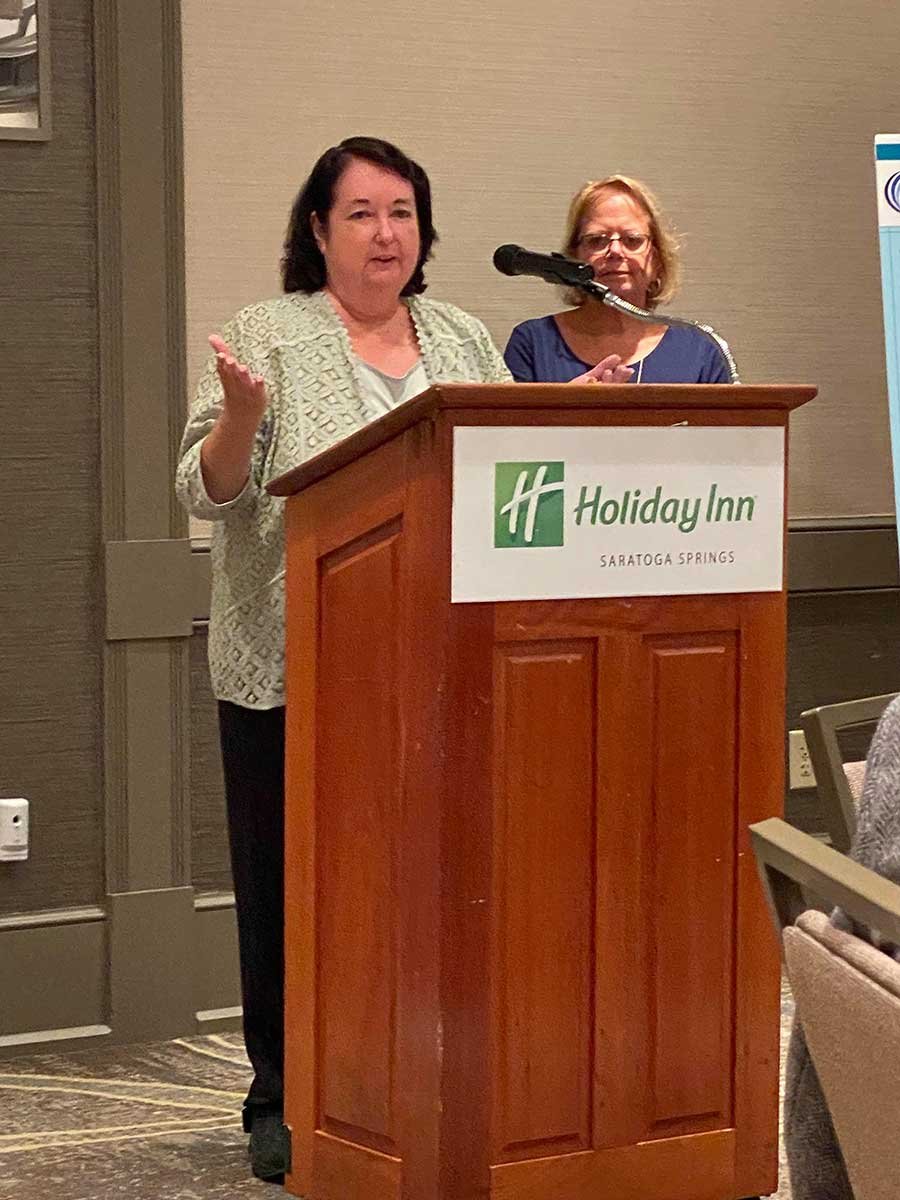 Bridget Nettleton, PhD, RN, CNE speaking about David Theobald.