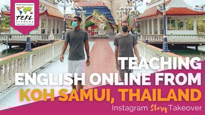 Day in the Life Teaching English Online from Koh Samui, Thailand with Allen & Guillem