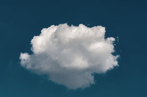 ATSI Business Solutions Is Your Office Prepared for Weather Events Fluffy Cloud in Dark Blue Sky