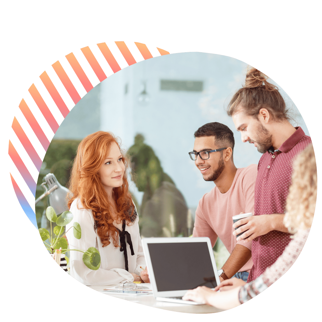 Inbound marketing agency team having a meeting Inbound marketing agency team having a meeting