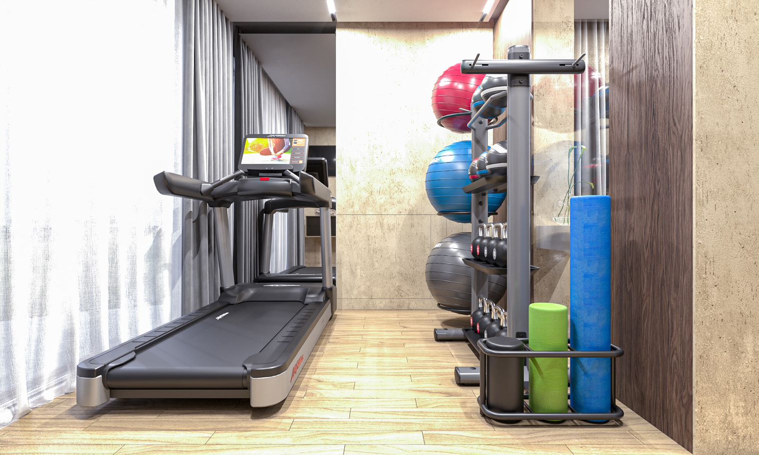Hjemmegym soverom Life Fitness