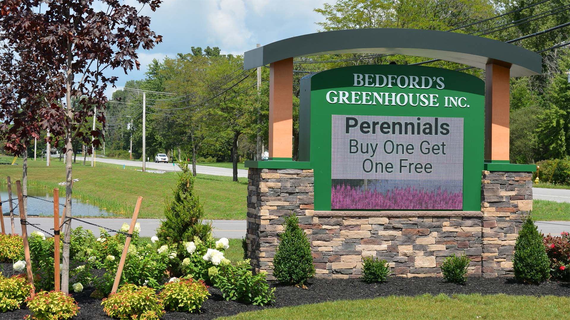 Cirrus Digital Message Center - Bedfords Greenhouse