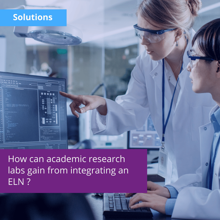 How Can Academic Research Labs Gain From Integrating an Electronic Lab Notebook?