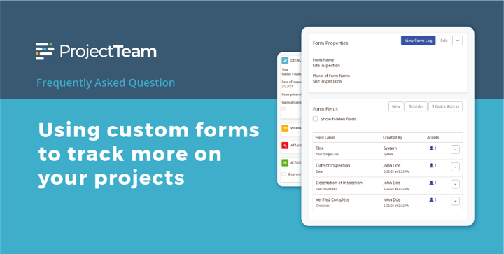 FAQ: Custom Forms