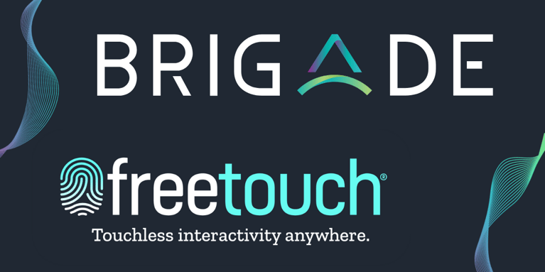 Brigade Partners with Freetouch for Touchless Display Interaction
