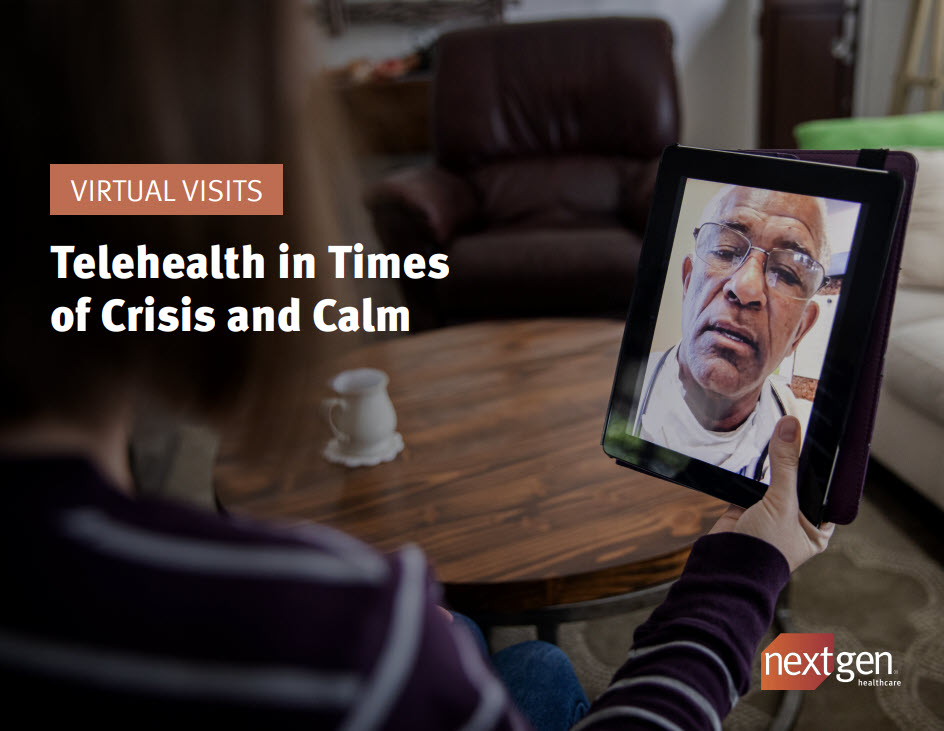 patient and doctor using nextgen office telemedicine