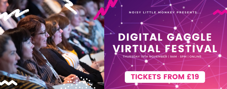 Festival virtuel de Digital Gaggle.  Billets à partir de £ 19