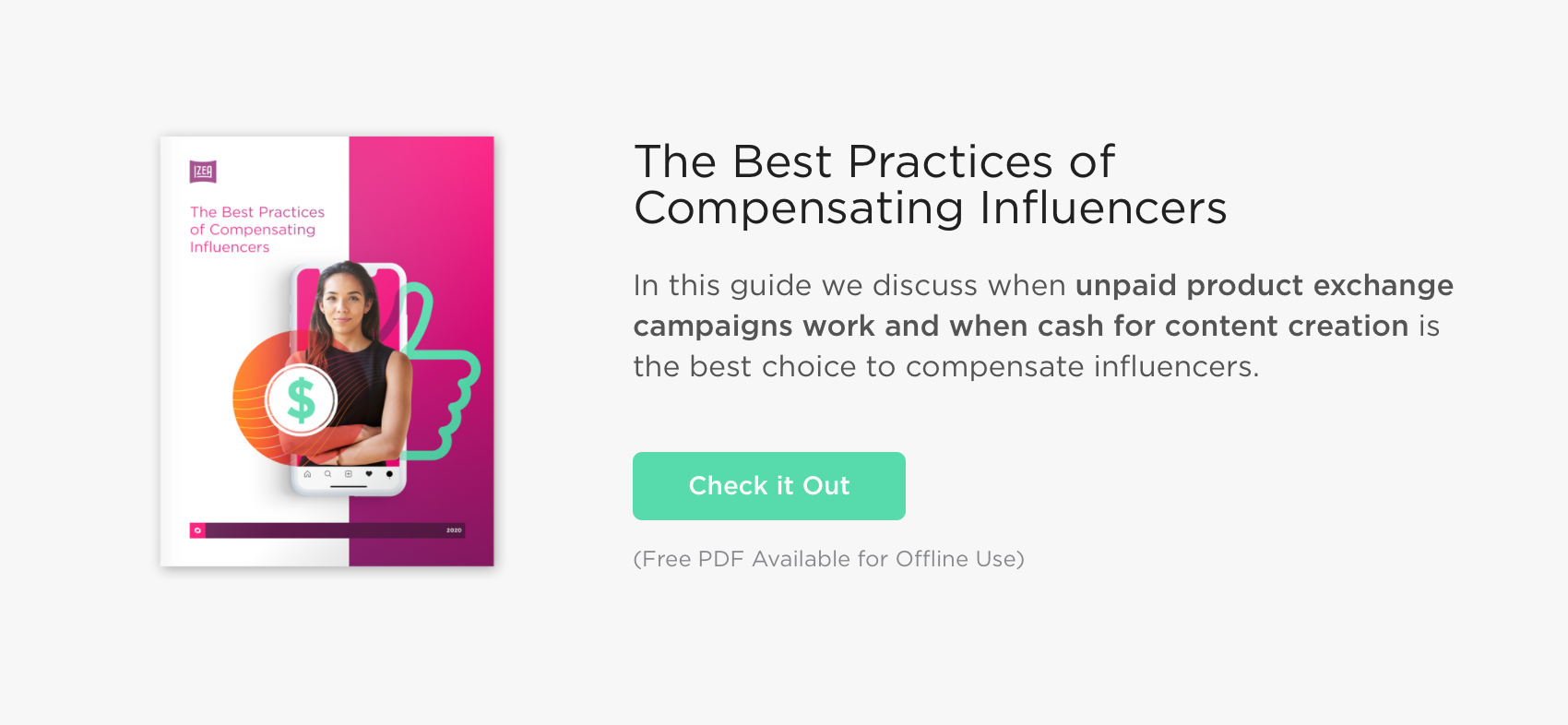 The Best Practices of Compensating Influencers