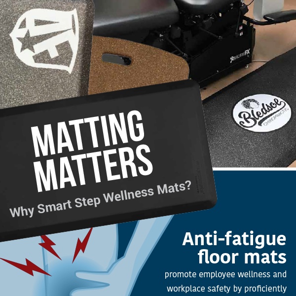 Smart Step Supreme - Anti-fatigue Floor Mat by Wellness Mats