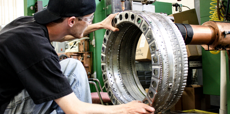 spot welding large components at lynn welding